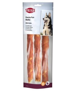 Trixie Denta Fun Duck Chewing Rolls