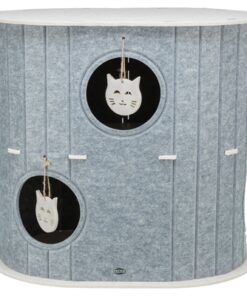 Trixie Speelbox Mara Ovaal Vilt Zand / Grijs