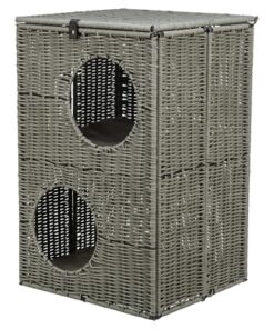 Alternative view of Trixie Kattenmand Amalia Hoekig Polyrattan Grijs